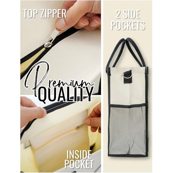 Witchy Tote Bag Women Astrology Zen Gift Large Polyester Shoulder Strap - Picture 7 of 7